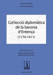 COL·LECCIO DIPLOMATICA DE LA BARONIA DENTENÇA (1174-1411)
