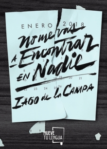 NO ME VAS A ENCONTRAR EN NADIE