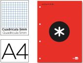 BLOC ENCOLADO ANTARTIK ROJO A4 5MM100GR