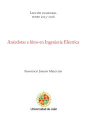 ANECDOTAS E HITOS EN INGENIERIA ELECTRICA