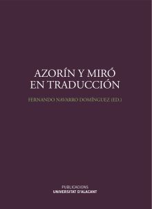 Azorín y Miró en traducción