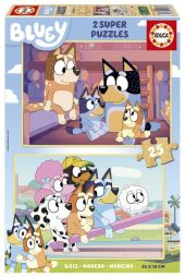 PUZZLE 2X25 BLUEY FSC(R) EDUCA