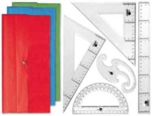 ESTUCHE DIBUJO REGLAS SAFTA