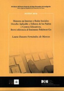 Menores en Internet y redes sociales: derecho aplicable y deberes de los padres