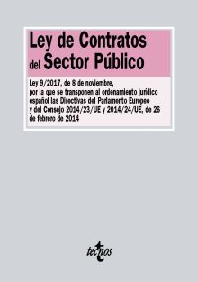 LEY DE CONTRATOS DEL SECTOR PUBLICO