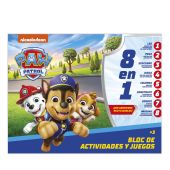 BLOC DE ACTIVIDADES Y JUEGOS 8 EN 1 - PATRULLA CANINA