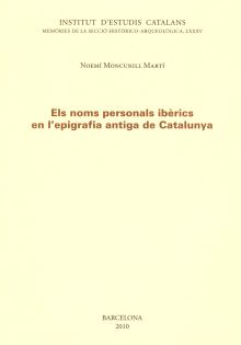 Els noms personals ibèrics en l'epigrafia antiga de Catalunya