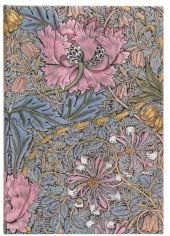 PAPERBLANKS LIBRO WILLIAM MORRIS / MORRIS PINK HONEYSUCKLE / MIDI / LISO