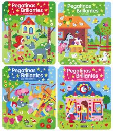 Pegatinas brillantes (4 títulos)