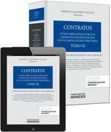 Tomo IX. Contratos de financiación y de garantía (Papel + e-book)
