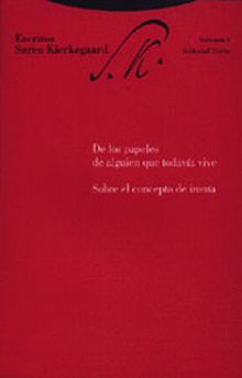 De los papeles de alguien que todavía vive. Sobre el concepto de ironía