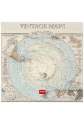 WALL CALENDAR - 2026 WALL CALENDAR - VINTAGE MAPS - 30X29 - MAPS LEGAMI