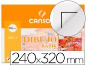 (10) LAMINAS A4+ DIBUJO BASIK CON RECUADRO 130 GRAMOS GUARRO - CANSON