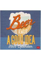 WALL CALENDAR - 2026 WALL CALENDAR - BEER - 30X29 - FOOD & DRINK LEGAMI