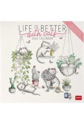 WALL CALENDAR - 2026 WALL CALENDAR - SKETCHY CATS - 30X29 - CATS LEGAMI