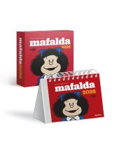 CALENDARIO 2026 MAFALDA ESCRITORIO ROJO [CON CAJA]