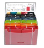 TARJETERO VITAL COLORS SURTIDO CON GOMA SDI - OFFICE BOX