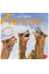 WALL CALENDAR - 2026 WALL CALENDAR - TAKE IT EASY - 30X29 - ANIMALS LEGAMI