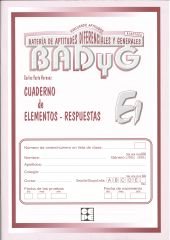 BADyG E1. Cuadernillo de Preguntas-Respuestas