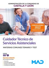 CUIDADOR TECM. SERVICIOS ASISTENCIALES CYL TEMARIO Y TEST