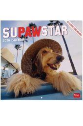 WALL CALENDAR - 2026 WALL CALENDAR - SUPAWSTAR- 30X29 - DOGS LEGAMI