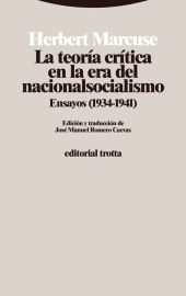 TEORIA CRITICA EN LA ERA DEL NACIONALSOCIALISMO, LA