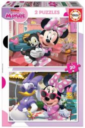PUZZLE 2X20 MINNIE FSC(R) EDUCA