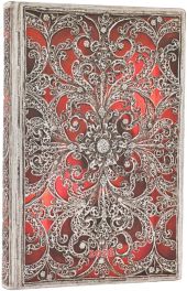 PAPERBLANKS AGENDA 2026 FP 12 / GARNET / MINI / HORIZONTAL