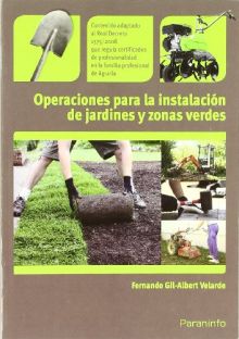 Operaciones para la instalación de jardines y zonas verdes