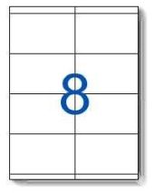 (100) ETIQUETAS A4 APLI 105,0X 70,0