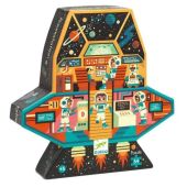 PUZZLE SILUETA ESTACIÓN ESPACIAL DJECO
