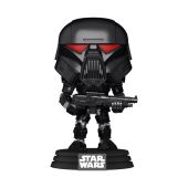 FIGURA FUNKO  POP STAR WARS: MANDALORIAN- DARK TROOPER (BATTLE)