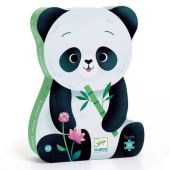 PUZZLE SILUETA LEO EL PANDA - 24 PIEZAS - DJECO