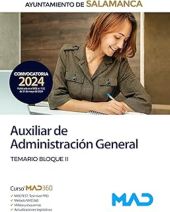 AUXILIAR DE ADMINISTRACIÓN GENERAL DEL AYUNTAMIENTO DE SALAMANCA. TEMARIO BLOQUE