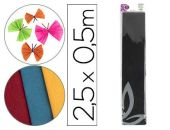 PAPEL CRESPON COLOR NEGRO