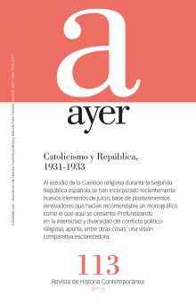 CATOLICISMO Y REPÚBLICA, 1931-1933
