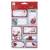 ETIQUETA REGALO NAVIDAD PAPA NOEL