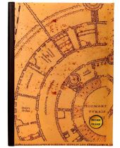 LIBRETA CON LUZ MAPA MERODEADOR HARRY POTTER
