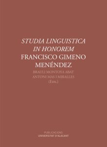 STUDIA LINGUISTICA IN HONOREM FRANCISCO GIMENO MENÉNDEZ