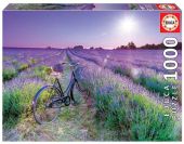 PUZZLE 1000 BICICLETA CAMPO LAVANDA EDUCA