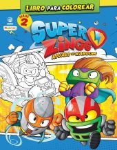 LIBRO PARA COLOREAR SUPERTHINGS SERIES 2