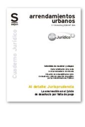 La enervación en el juicio de desahucio por falta de pago
