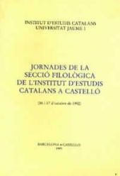 Jornades de la Secció Filològica de l'Institut d'Estudis Catalans a Castelló