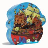 PUZZLE SILUETA EL BARCO PIRATA -54 PZAS.- DJECO
