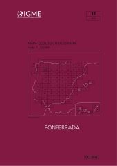 MAPA GEOLOGICO DE ESPAÑA, ESCALA 1:200.000 : PONFERRADA, HOJA 18, 3-3