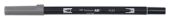 DUAL BRUSH-N35 - ROTULADOR TOMBOW DOBLE PUNTA PINCEL. COLOR COOL GREY 12.