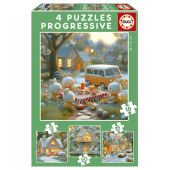 PUZZLE PROGRESSIVE BUNNY CITY FSC EDUCA