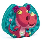 PUZZLE SILUETA EDMOND EL DRAGÓN - 24 PIEZAS - DJECO