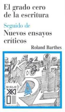 El grado cero de la escritura