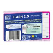 FLASHCARDS 2.0 OXFORD 75X125 30F 1LIN FUCSI